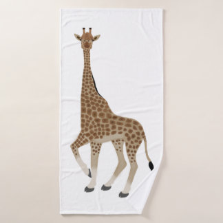 Vue sur la serviette de bain