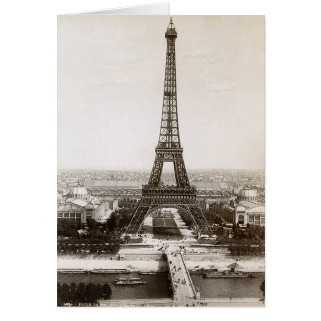 Vue Sur La Tour Eiffel, 1900 (Devant)