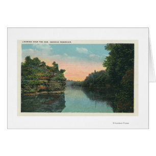 Vue sur le barrage du réservoir Ashokan