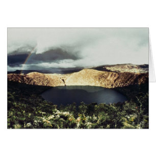 Vue sur le lac Guatavita