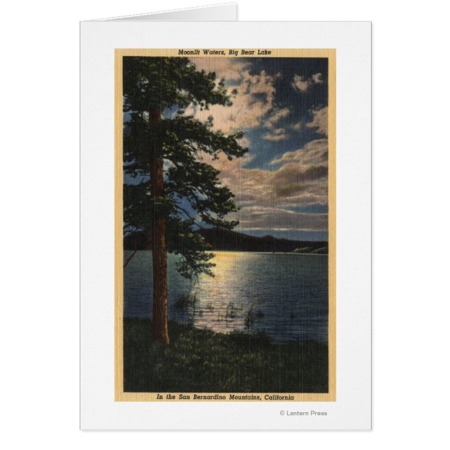 Vue sur le lac sur la Lune (Devant)