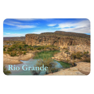 Vue sur le Rio Grande Magnet