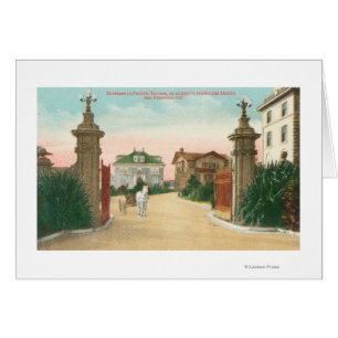 Vue sur l'entrée de la terrasse Presidio