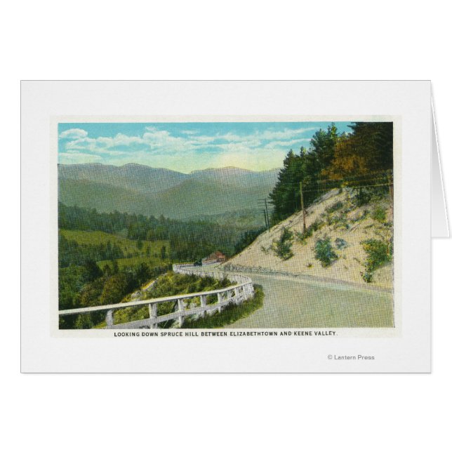 Vue sur Spruce Hill avant Keene Valley (Devant horizontal)