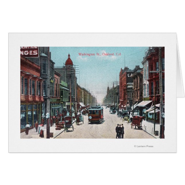 Vue sur Washington Street avec funiculaire (Devant horizontal)