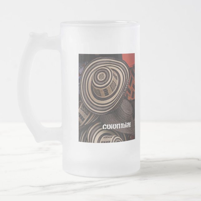 Vueltiao Bier-Tasse Mattglas Bierglas (Links)