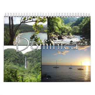 Vues de calendrier de la Dominique
