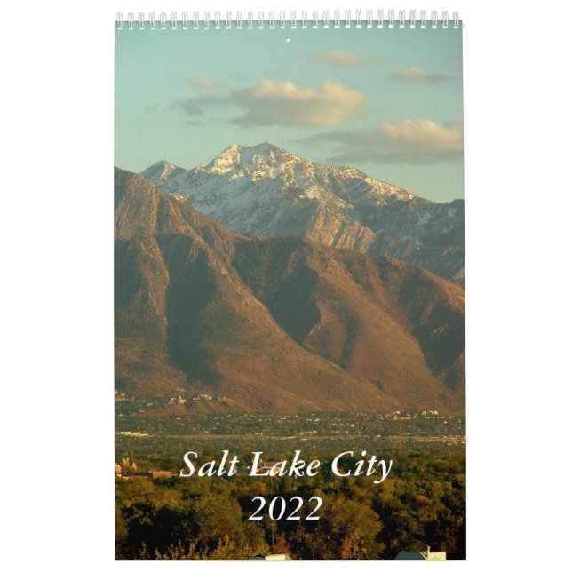 Vues de Salt Lake City Calendrier 2022 (Protection)