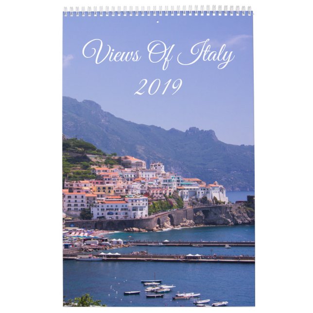 Vues du calendrier mural Italie (Protection)