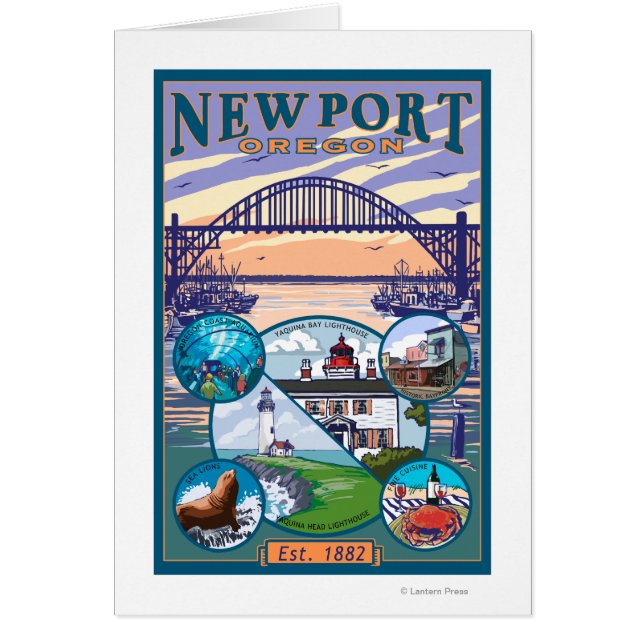 Vues sur la ville - Newport, Oregon (Devant)