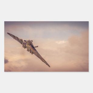 Vulcan Rechteckiger Aufkleber