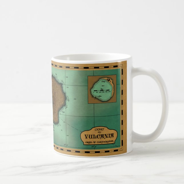 Vulcania Diagramm - Nemo Versions-Kaffee-Tasse Kaffeetasse (Rechts)