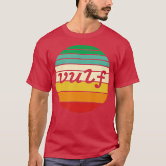 Vulf Retro Sonnenset Vulfpeck Design T-Shirt