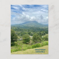 Vulkan Arenal in Wolken Costa Rica