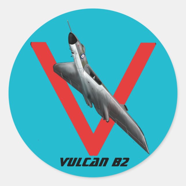 Vulkan Bomber Stickers (Vorderseite)