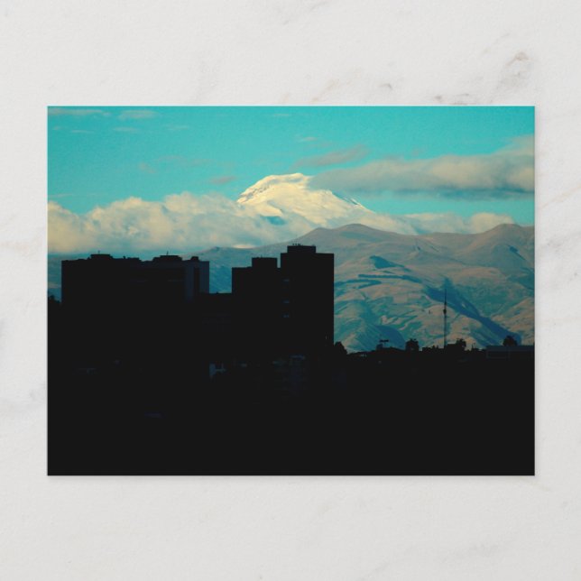 Vulkan Cayambe Postkarte (Vorderseite)