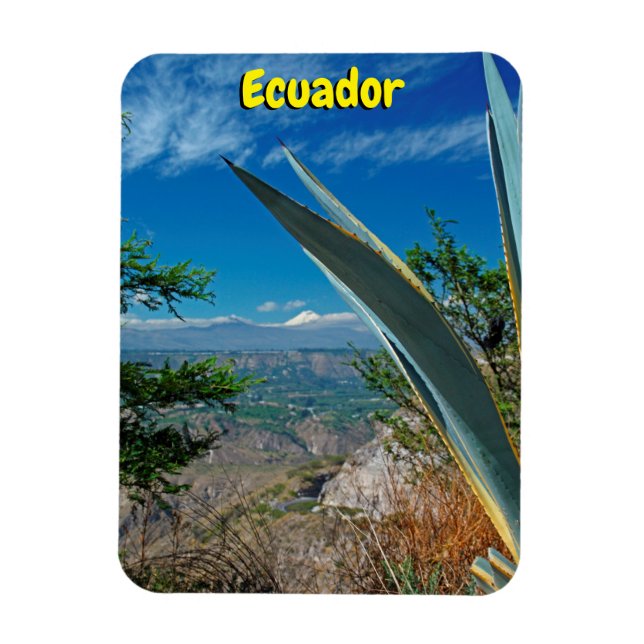 Vulkan Cotopaxi, Ecuador Magnet (Vertikal)