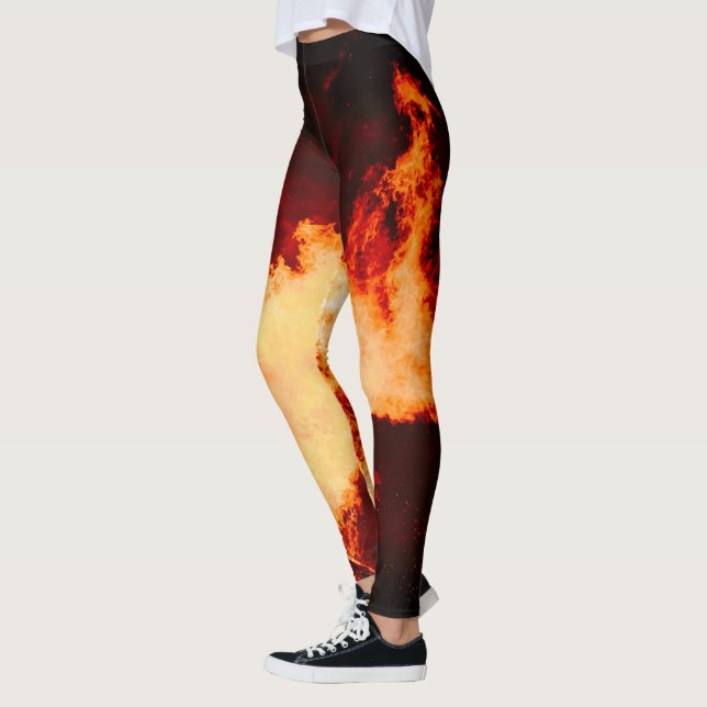 Vulkan-FeuerLeggins heiß! Leggings (Links)