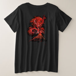 Vulkan Große Größe T-Shirt