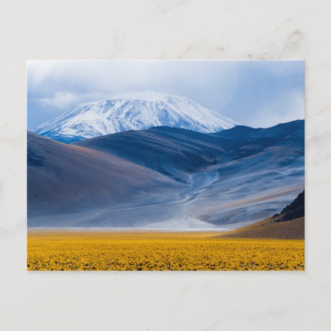 Vulkan Incahuasi, Argentinien Postkarte (Vorderseite)