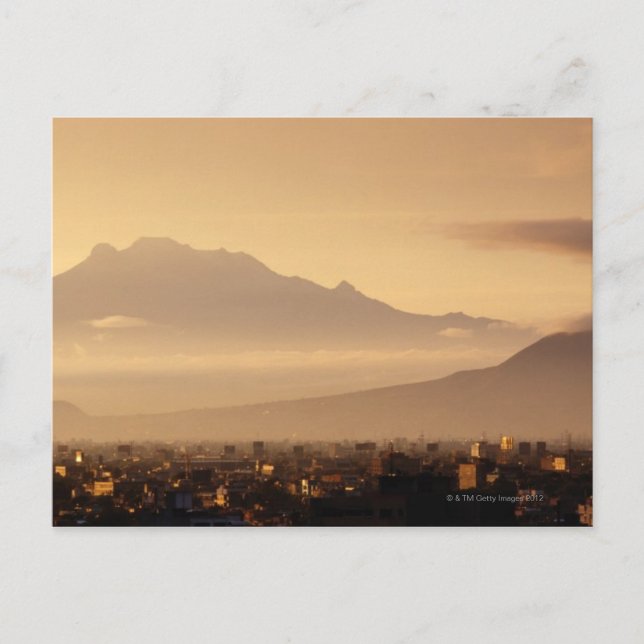 Vulkan Ixtaccihuatl Postkarte (Vorderseite)