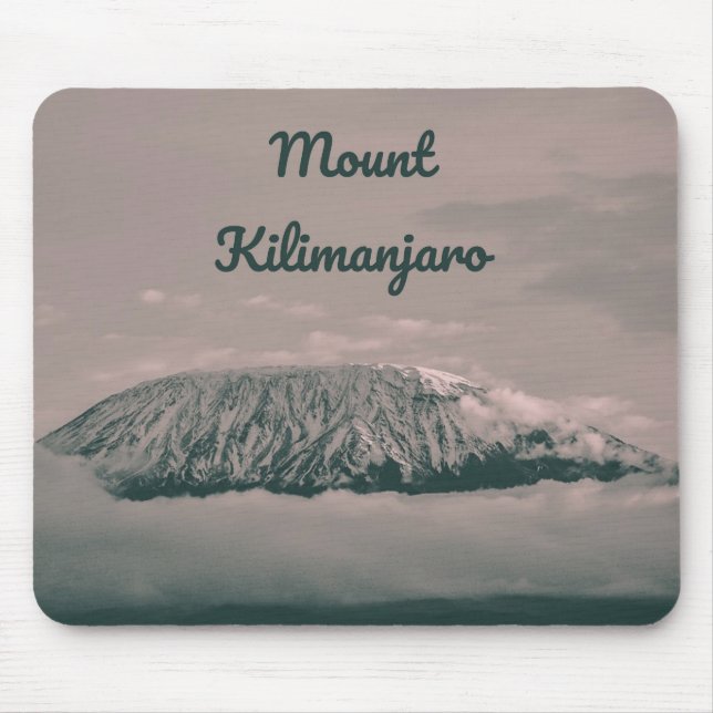 Vulkan Kilimanjaro Snow in Tansania Afrika Mousepad (Vorne)