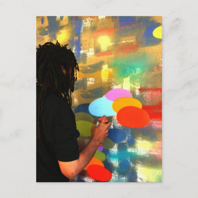 Vulkan Postkarte (Vorderseite)