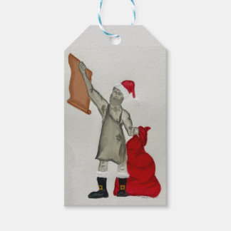 Vulkan Santa Gift Tags Geschenkanhänger