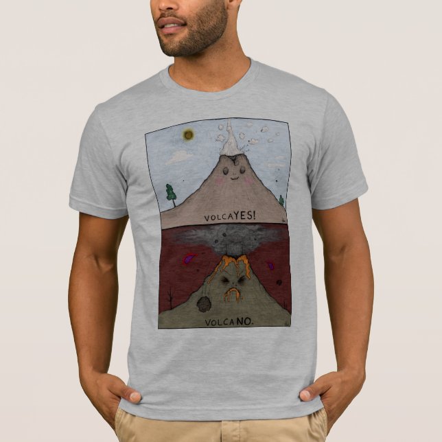 Vulkan-Shirt T-Shirt (Vorderseite)
