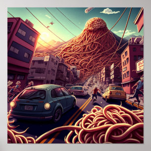 Vulkan Spaghetti Poster