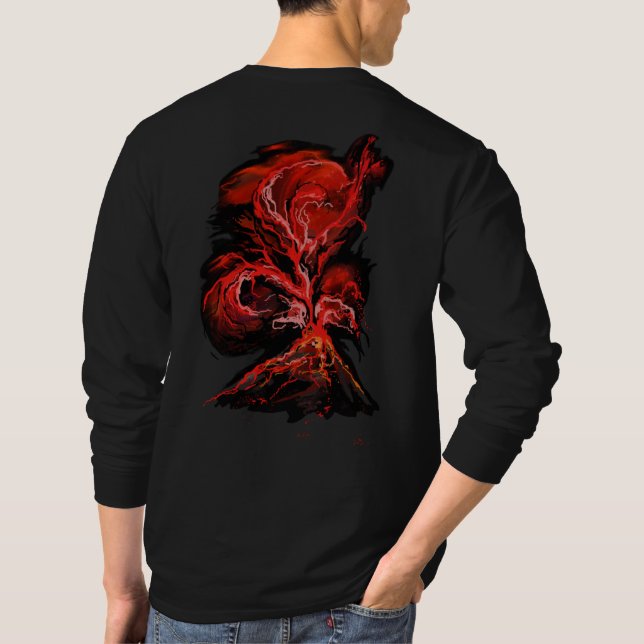 Vulkan T-Shirt (Rückseite)