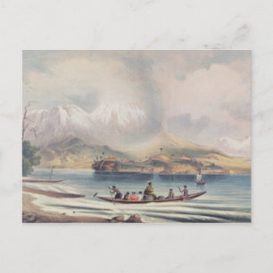 Vulkan Tongariro, Neuseeland Postkarte