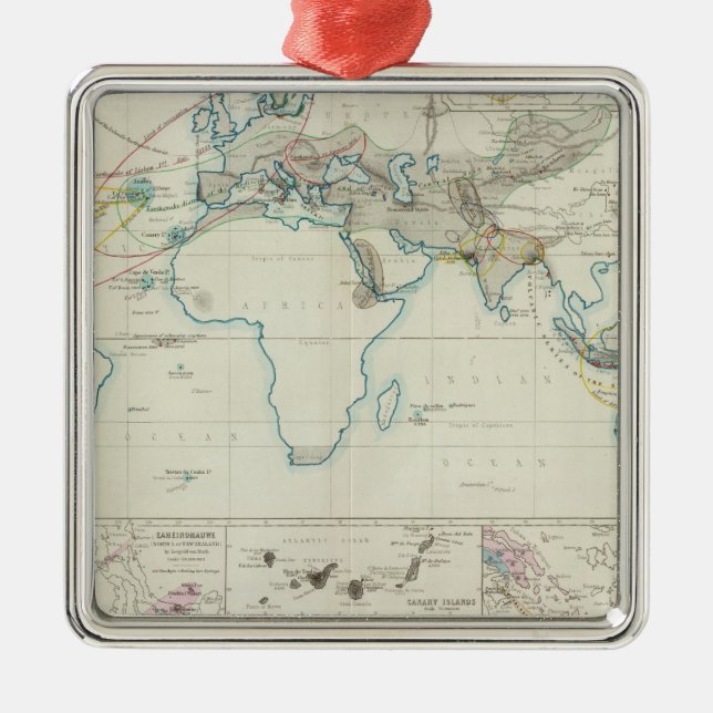 Vulkanasche Silbernes Ornament (Vorne)