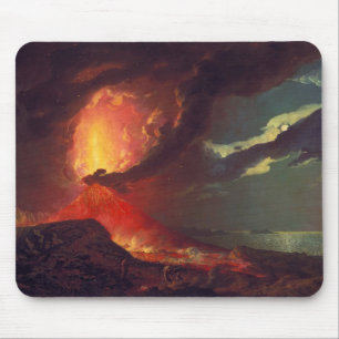 Vulkanausbruch des Vesuv (lebender Vulkan) Mousepad