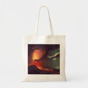 Vulkanausbruch des Vesuv (lebender Vulkan) Tragetasche