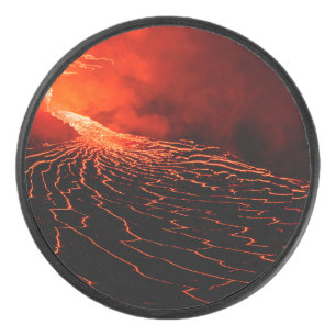 Vulkanausbruch Eishockey Puck