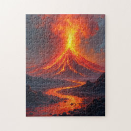 Vulkanausbruch Lava heiß bunt