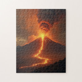Vulkanausbruch mit Lava