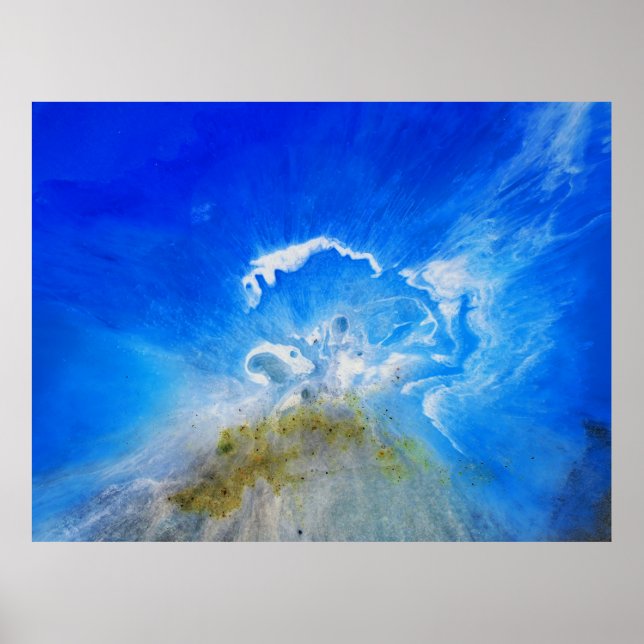 Vulkanausbruch Poster (Vorne)