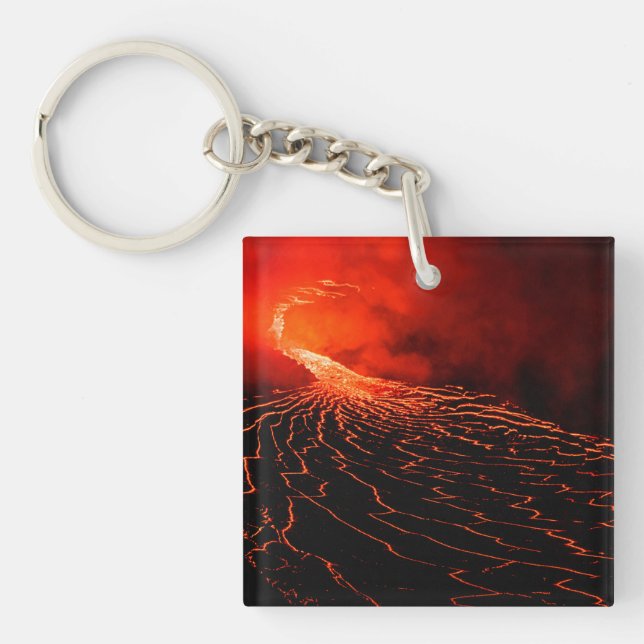Vulkanausbruch Schlüsselanhänger (Vorderseite)