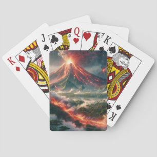 Vulkanausbrüche Spielkarten