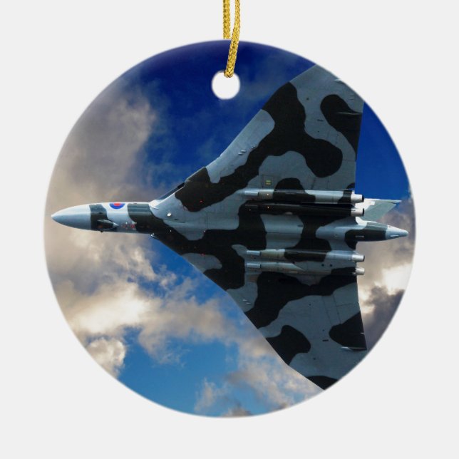 Vulkanbomber Keramik Ornament (Vorne)