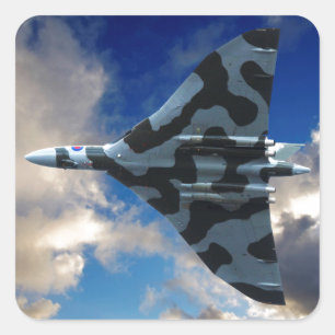 Vulkanbomber Quadratischer Aufkleber