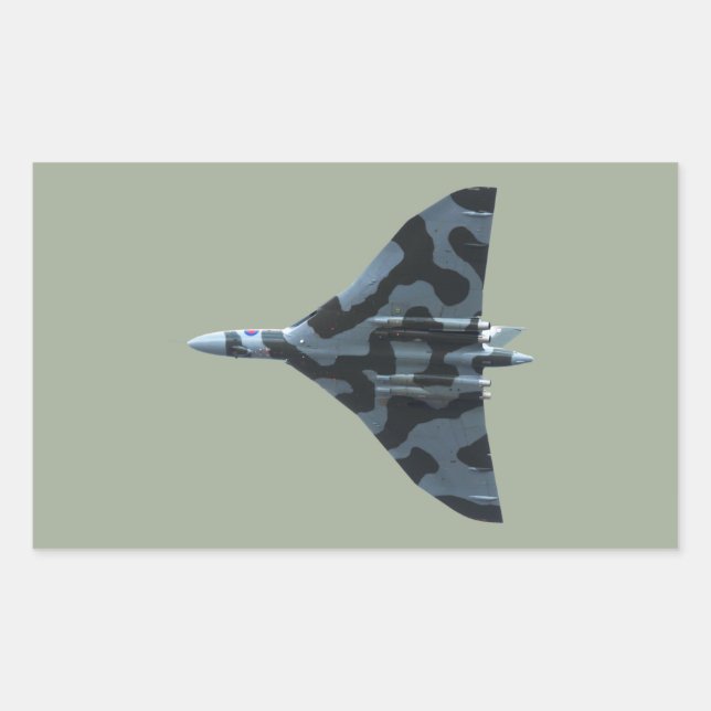 Vulkanbomber Rechteckiger Aufkleber (Vorderseite)
