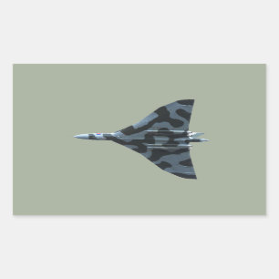 Vulkanbomber Rechteckiger Aufkleber
