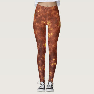 Vulkane heiße Lavaoberfläche Leggings
