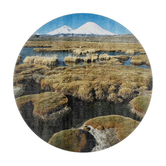 Vulkane Payachalas Schneidebrett (Vorderseite)