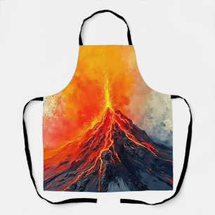 Vulkanische Eruption: Rohkraft Schürze