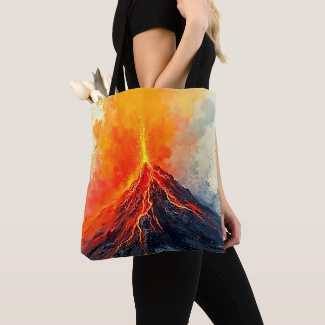 Vulkanische Eruption: Rohkraft Tasche (Von Nahem)