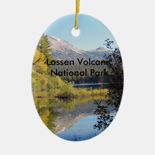 Vulkanische Nationalparkverzierung Lassens Keramikornament (Vorne)